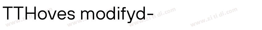 TTHoves modifyd字体转换